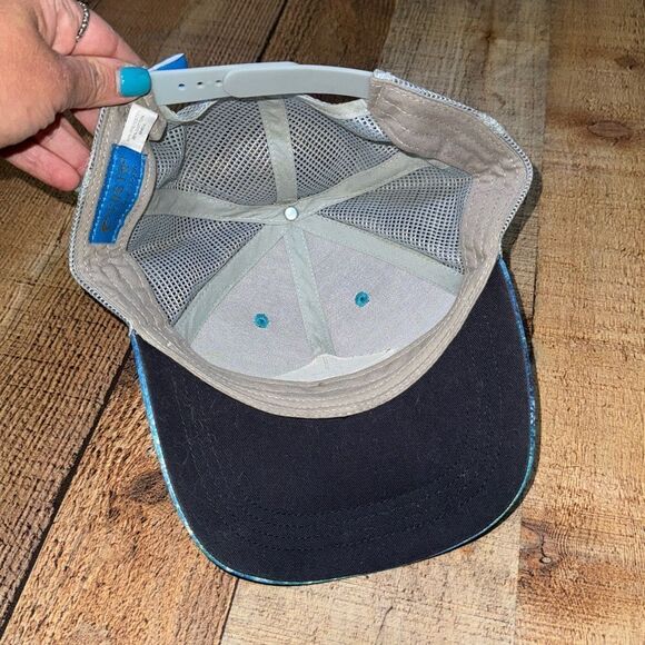 New Costa Del Mar Mossy Oak Coastal Mens Trucker Snapback Cap Hat - Picture 5 of 8